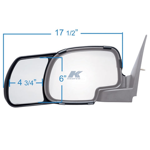 K-Source | Exterior Towing Mirror | Snap-On | 80800 | GM | GMC