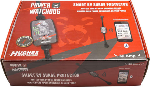 Hughes Auto | Power WatchDog Smart Bluetooth RV Surge Protector | PWD50 | 50 Amp