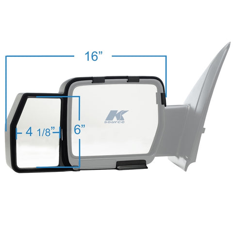 K-Source | Exterior Towing Mirror | Snap-On | 81810 | Ford