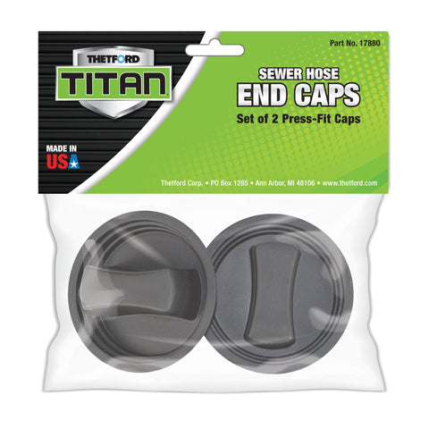 Thetford | Titan RV Sewer Hose End Cap | 17880 | 2 Pack