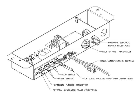 Coleman | Mach Control Box Assembly | 9430-758 | Cool/Heat | For 9420A330 Thermostat