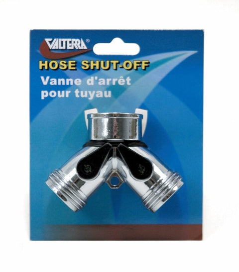 Valterra | Double Hose Shutoff | A01-0131VP | Metal Wye