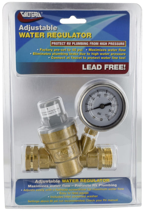 Valterra | Adjustable RV Fresh Water Regulator | A01-1117VP