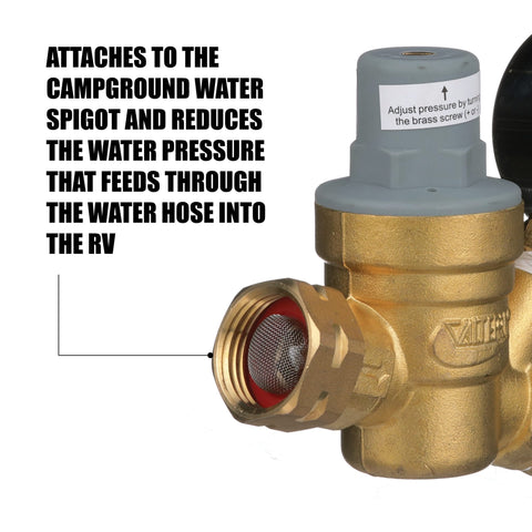 Valterra | Adjustable RV Fresh Water Regulator | A01-1117VP