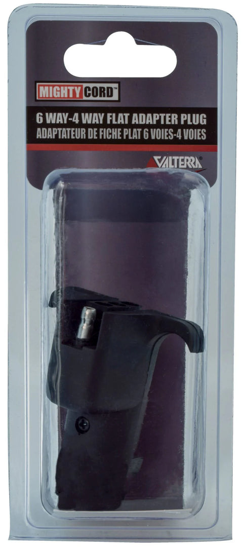 Valterra | 6-Way to 4-Way Flat Adapter Plug | A10-7264VP