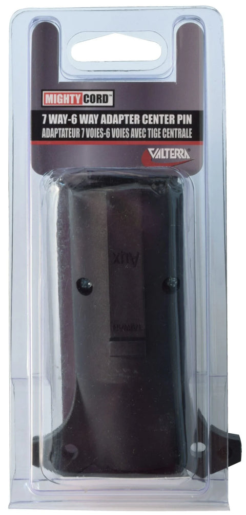 Valterra | 7-Way to 6-Way Adapter Plug w/Center Pin | A10-7276VP