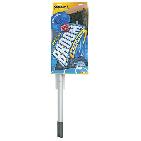 Camco | Adjustable Broom With Dust Pan | 43623