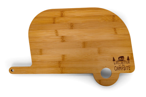 Camco | Cutting Board Retro RV | 53089 | Bamboo