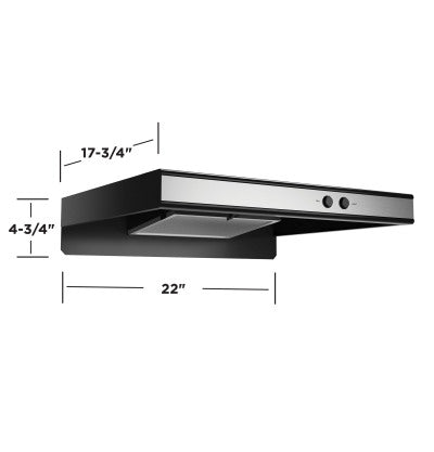 GE Appliances | RV Range Hood  | JNXR22SPSS | Non-Vented | Stainless Steel