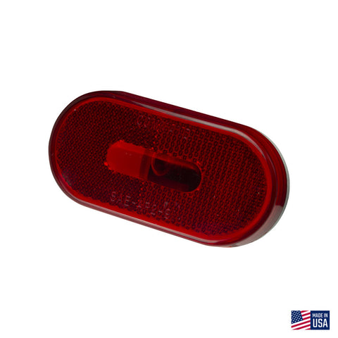Command Electronics | Classic Rounded Incandescent Clearance Light | CMD-003-54P | White Base | Red