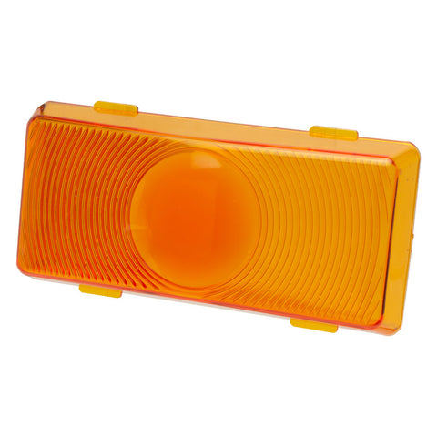 Command Electronics | Rectangular Porch Light Replacement Lens | CMD-89-100A | Amber