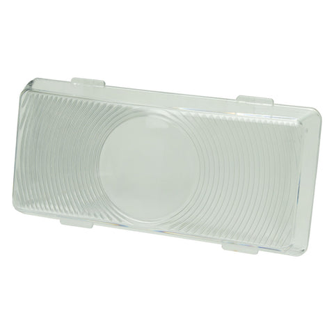 Command Electronics | Rectangular Porch Light Replacement Lens | CMD-89-100C | Clear