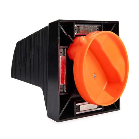 Camco | RV Bumper Cap Mount - Camp Site Light | 40332 | Bumper Mount | Solar Power | Square | White Light - Clear Lens