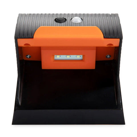 Camco | RV Bumper Cap Mount - Camp Site Light | 40332 | Bumper Mount | Solar Power | Square | White Light - Clear Lens