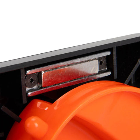 Camco | RV Bumper Cap Mount - Camp Site Light | 40332 | Bumper Mount | Solar Power | Square | White Light - Clear Lens
