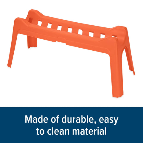 Camco | Rhino Nesting RV Sewer Hose Support | 43072 | Stackable for Storage | With 5 Graduated Sections | Orange