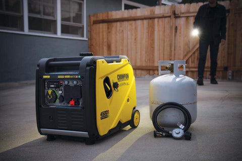 Champion | Electric Start Inverter Dual Fuel Inverter  | 201319 | With CO Shield | 4500W