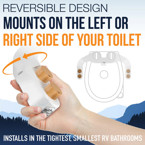 Clean Camper | The Original RV Toilet Bidet | 6N-EYU0-JP3K | White