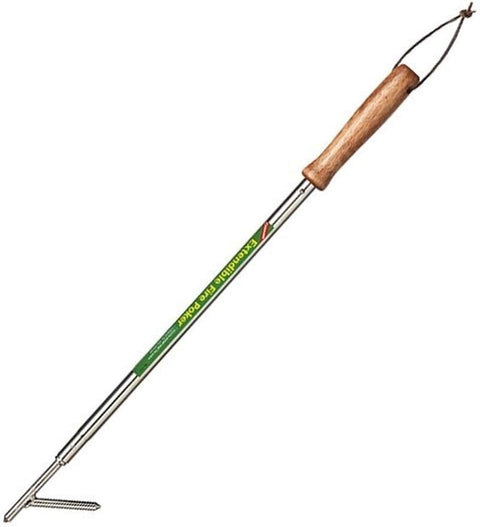 Coghlans | Campfire Poker | 1577 | Extends 17" to 30" Inch Length | Chrome Plated Steel | Single
