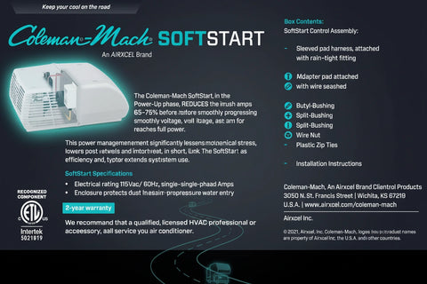 Coleman | Mach Soft Start Kit | 1497-3601 | R410a / R32