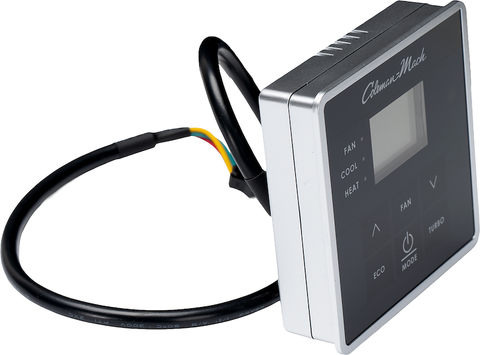 Coleman | Wall Thermostat for Coleman-Mach Everest VS-18 Air Conditioner | 2111-0043 | Ducted / Non-Ducted | AC Cool / Heat Pump | 12v DC | Black