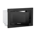 Black Contoure RV-980B 1.0 Cu Ft Built-In Microwave - Three Quarter View | United RV Parts