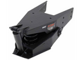 Black Curt Helux 5th Wheel Pin Box with Coil Spring Assembly - 3/4 Front View | United RV Parts