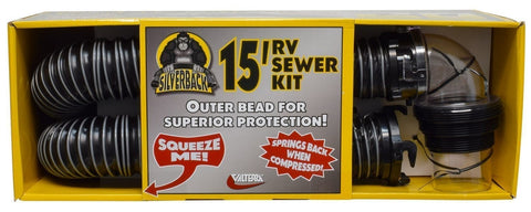 Valterra | Silverback RV Sewer Hose Kit | D04-0650 | 15'