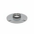 Suburban RV Furnace Duct Collar 051240 2-Inch - Side Profile Showing Raw Metal Duct Collar Edge | United RV Parts