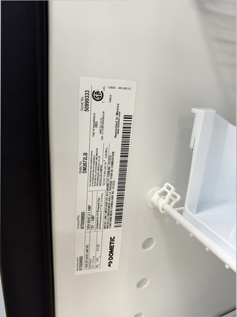 Dometic | RV Refrigerator | DM2672-02 Scratch and Dent | 9600007181 | 6 Cubic Feet | Americana II