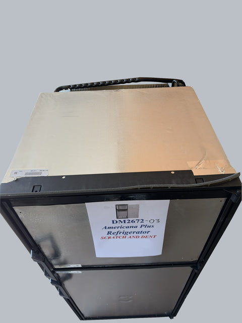 Dometic | RV Refrigerator | DM2672-03 Scratch and Dent | 9600007181 | 6 Cubic Feet | Americana II