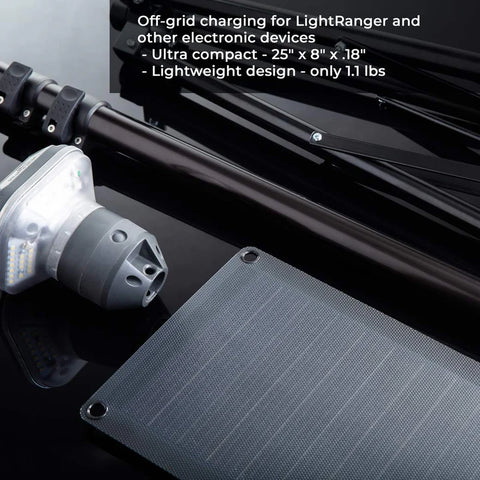 Devos Light Solar Panel Devos | 20 Amp Portable Solar Panel | SP20W | Works With All LightRang