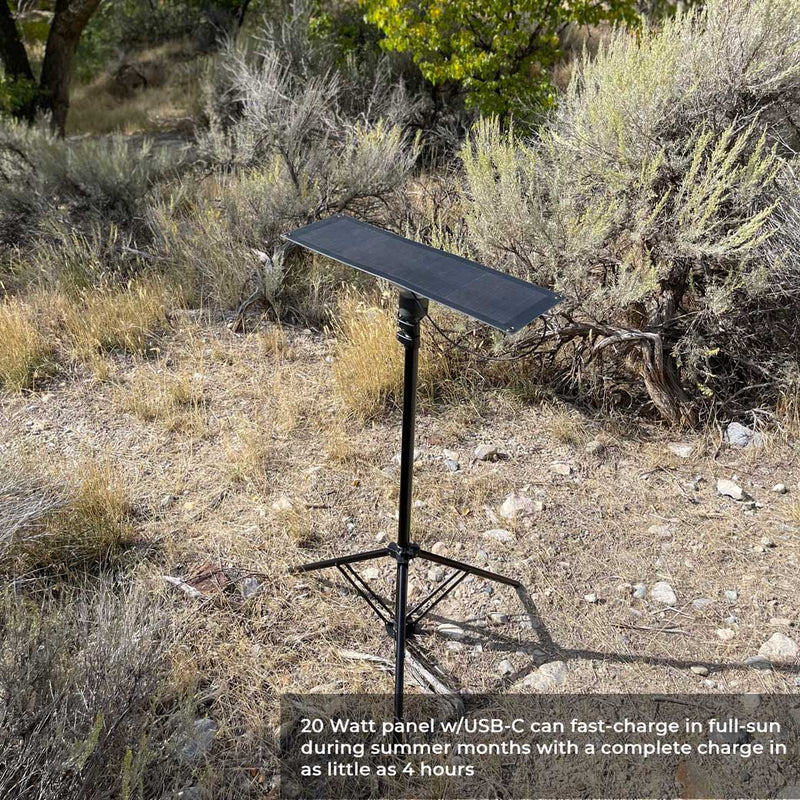 Devos | 20 Amp Portable Solar Panel | SP20W | Works With All LightRang