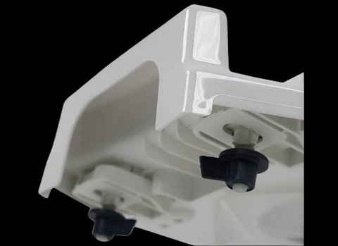 Dometic | 310 Series Toilet Seat | 385312073  | 9108894299 | 310 Series | Slow Close | Enamled Wood | White