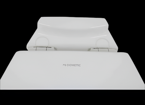 Dometic | 310 Series Toilet Seat | 385312073  | 9108894299 | 310 Series | Slow Close | Enamled Wood | White