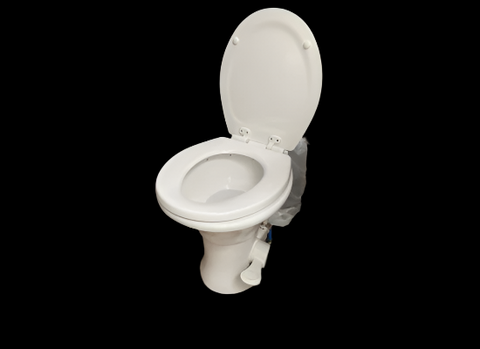 Dometic | 310 Series Toilet Seat | 385312073  | 9108894299 | 310 Series | Slow Close | Enamled Wood | White