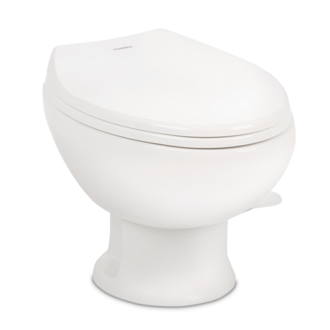 Dometic | 421 Platinum RV Toilet W/ Elongated Porcelain Bowl | 9610008283 | 9610007972  | Short Height | White