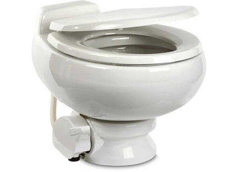 Dometic | Traveler 511-PS Gravity Flush Toilet | 302511221 | 9108552926 | Pedal Flush | White