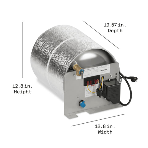 Dometic | 6 Gal Electric Water Heater Essential | WH-6EA | 9610008459 | Electric Only