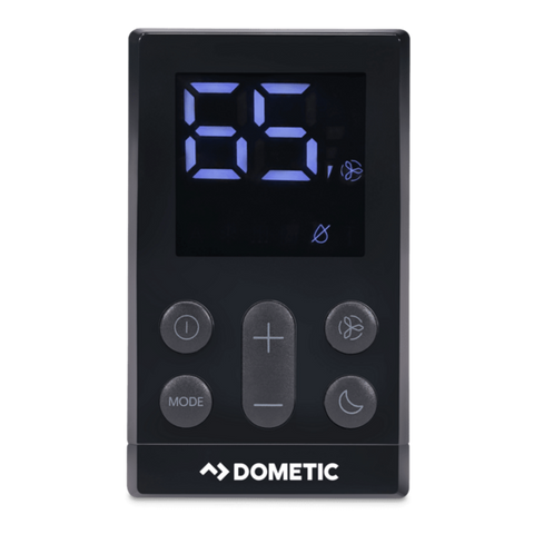 Dometic | Connect Essential Thermostat, RV-C & CMC  | 9610007991 |  12v DC | Single or Multizone | Digital | Black