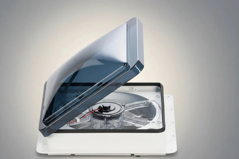 Dometic | Fan-Tastic Vent FV2200 - 3 Speed Fan | 9108870710 | FV2200LWUSD81-SP | 12V DC | Manual Lift | Smoke Lid