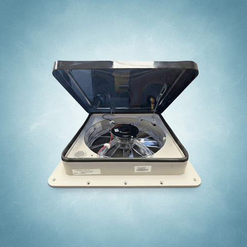 Dometic | Fan-Tastic Vent FV2200 - 3 Speed Fan | 9108870710 | FV2200LWUSD81-SP | 12V DC | Manual Lift | Smoke Lid