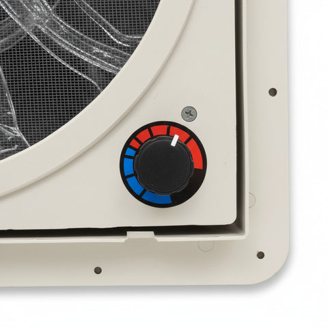 Dometic | Fan-Tastic Vent FV2200 - 3 Speed Fan | 9108870710 | FV2200LWUSD81-SP | 12V DC | Manual Lift | Smoke Lid