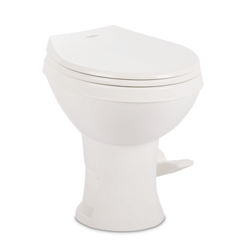 Dometic | Platinum Model 420 RV Toilet | 9610008281 | 2-Bolt Mounting | Gravity Flush | White