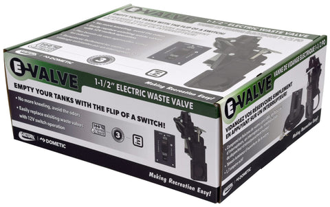 Valterra | E-Valve Electric Waste Valve System | E1001NEVP | with Switch | 1-1/2” | No Fittings