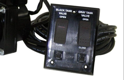 Valterra | EZ Valve Electric Waste Valve 3" Hub x Hub x Hub, Double Rotating Flange | E85-8