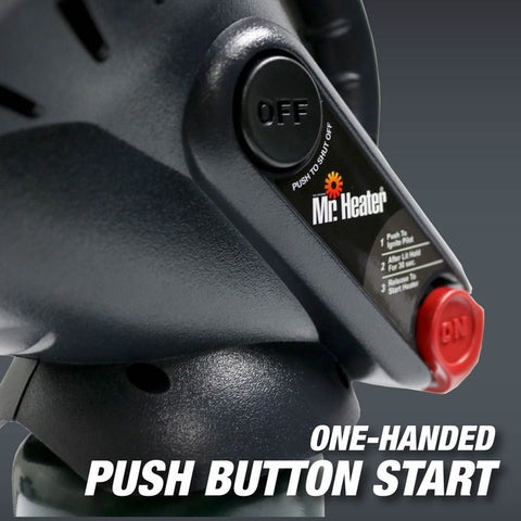 Enerco Tech | Little Buddy Portable Propane Space Heater | F215100 | MH4B | 3800 BTU/h | Tip-Over Safety Shut-Off