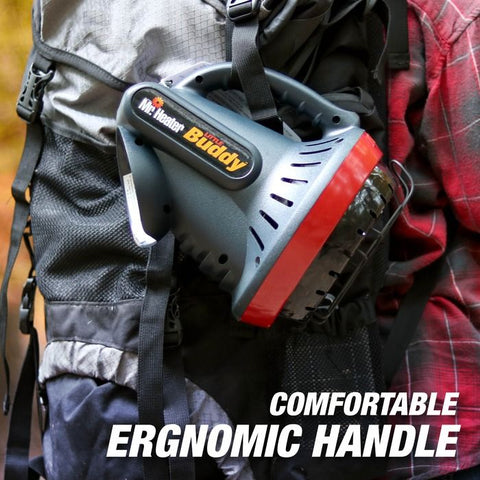 Enerco Tech | Little Buddy Portable Propane Space Heater | F215100 | MH4B | 3800 BTU/h | Tip-Over Safety Shut-Off