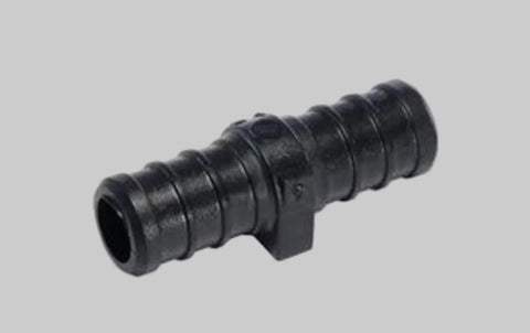 Flair-It | ECOPOLY 1/2" BARB COUPLING | 29840 | Plastic | Single | Black