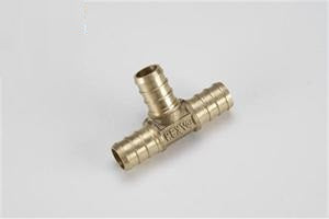 Flair-It | PEX 1/2 X 1/2 X 1/2 IN PEX BRASS TEE | 51151 | Brass | Single | Tee